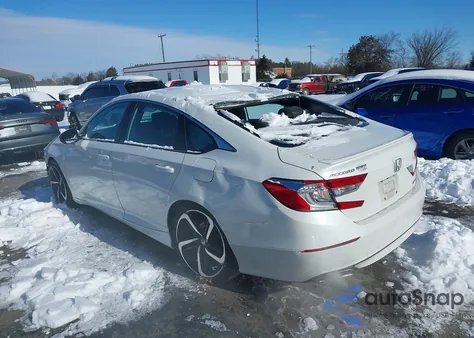 2018 Honda Accord Sport from USA, damaged, VIN 1HGCV1F39JA028589